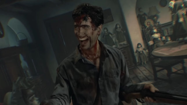 Ash Williams enters Resident Evil Village for Evil Dead mash-up